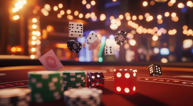 Red Tiger live dealer studio with professional croupier and multi-camera setup